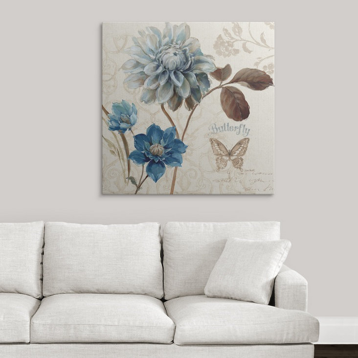 « iv » par lisa audit, impression A Blue Note, H 35 po x l 35 po x P 1,5 po, Toile
