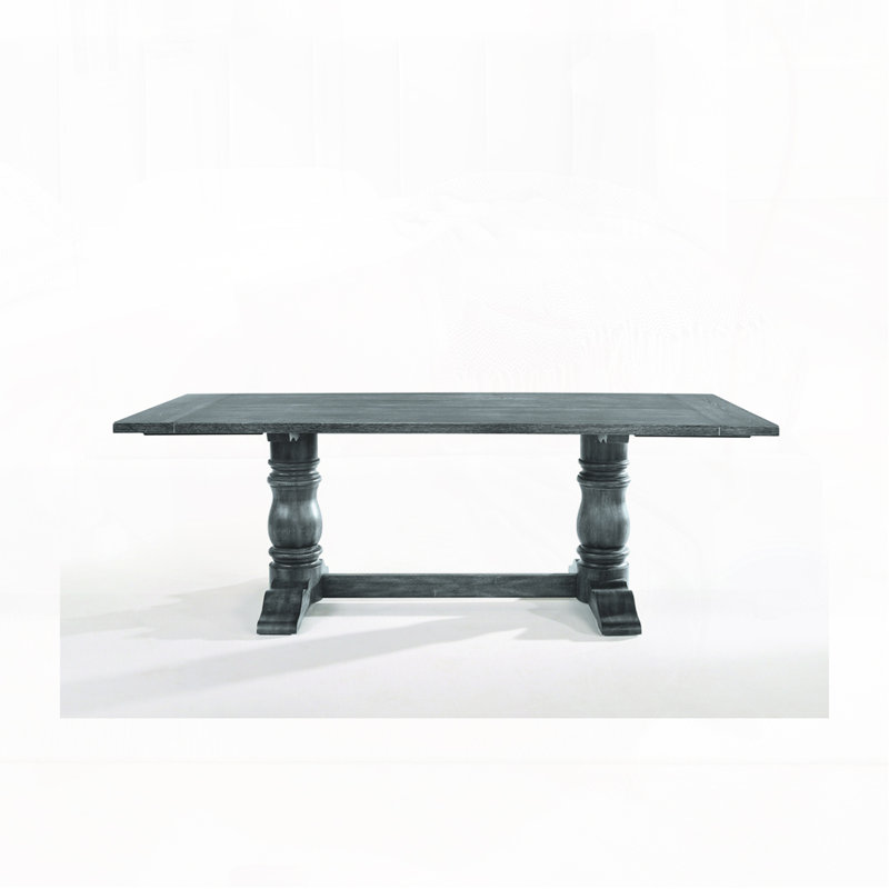 Gray Finish Dining Table