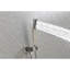 16" Shower System Ceiling Mount, Brass And Stainless, Brushed Nickel, Bathroom Invigorating Mounted - Comfortable Bathing Time Nickel Style