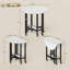 Round Metal Base Dining Table-28723813