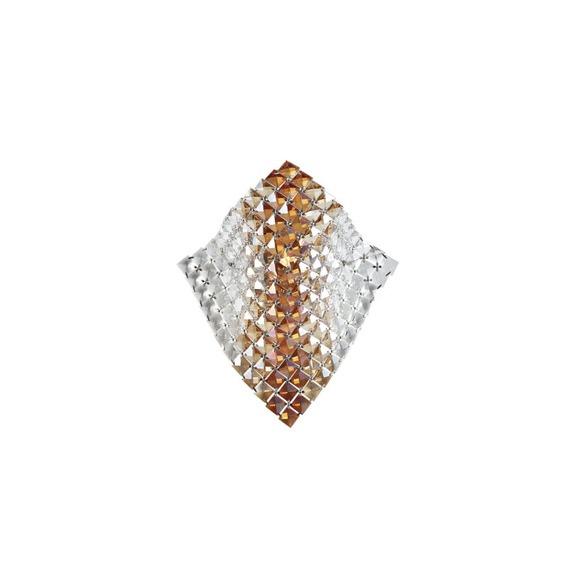Reuben Glass Corner Wall Light