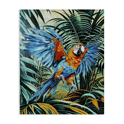 "Macaw in Flight", art mural par Karen Smith