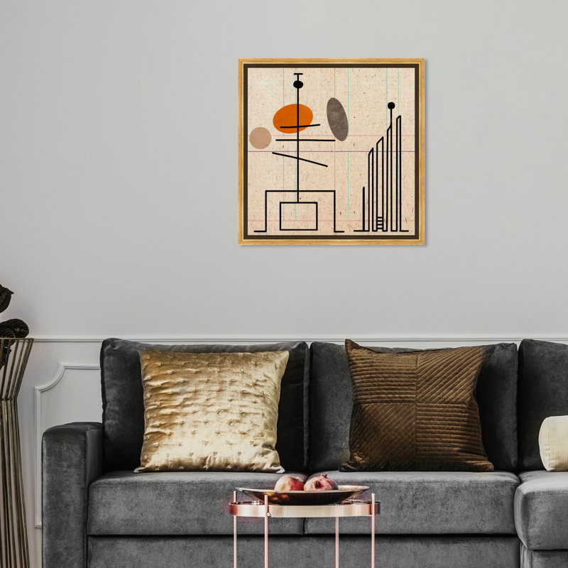 Malabares - cadre flottant, impression sur toile, H 24 po x l 24 po, Toile avec cadre doré