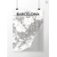 Barcelona City Map - No Frame Print-713579777