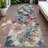 Machine Washable Indoor/Outdoor Husby ACN2203 Abstract Rug-730461377