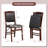 Aral PU Leather Padded Stackable Folding Chair Folding Chair Set