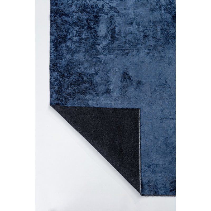 Rapture Blue Abstract Luxury Area Rug, Rectangle 7'10" x 9'10"