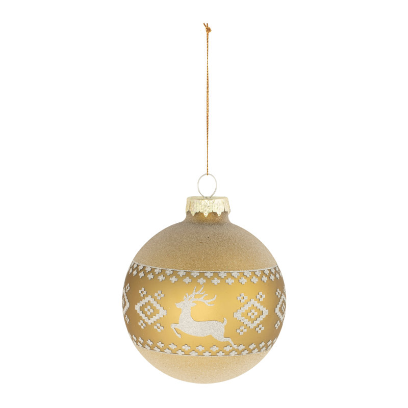Ornement boule festive