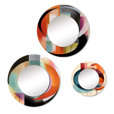 Amma Metal Round Mirror