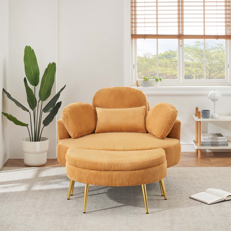 Petit canapé confortable avec table de bout, idéal pour la pause déjeuner, le thé décontracté et les petits espaces de vie.