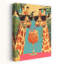 Cool Giraffes Tropical Drink by Andreas Magnusson - Wrapped Canvas Print-39055926