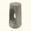 Table d'appoint d'extérieur, table de bout à conception creuse, table de tabouret de jardin de patio, table d'appoint décorative pour terrasse de balcon de plage, béton léger, texture semblable au bois-54995302