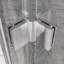 Portes de douche, porte de douche battante sans cadre l 32 po x H 72 po, verre trempé transparent de 1/4 po (6 mm), quincaillerie de finition, installation réversible-123404420