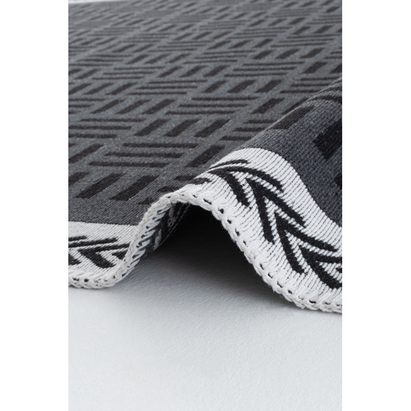 Rodd Geometric Cotton Machine Made Indoor / Outdoor Area Rug, Rectangle 2'5" x 3'11"