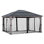 SUNJOY Gazebo Mosquito Netting for 13 ft. × 15 ft. Wooden Gazebos