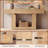 63" W Console Table, Entryway Table With LED Lights And Charging Station-1380870350-1380870349