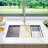Kitchen Sink,33 Inch Undermount Kitchen Sink 16 Gauge Single Bowl Stainless Steel Kitchen Sink