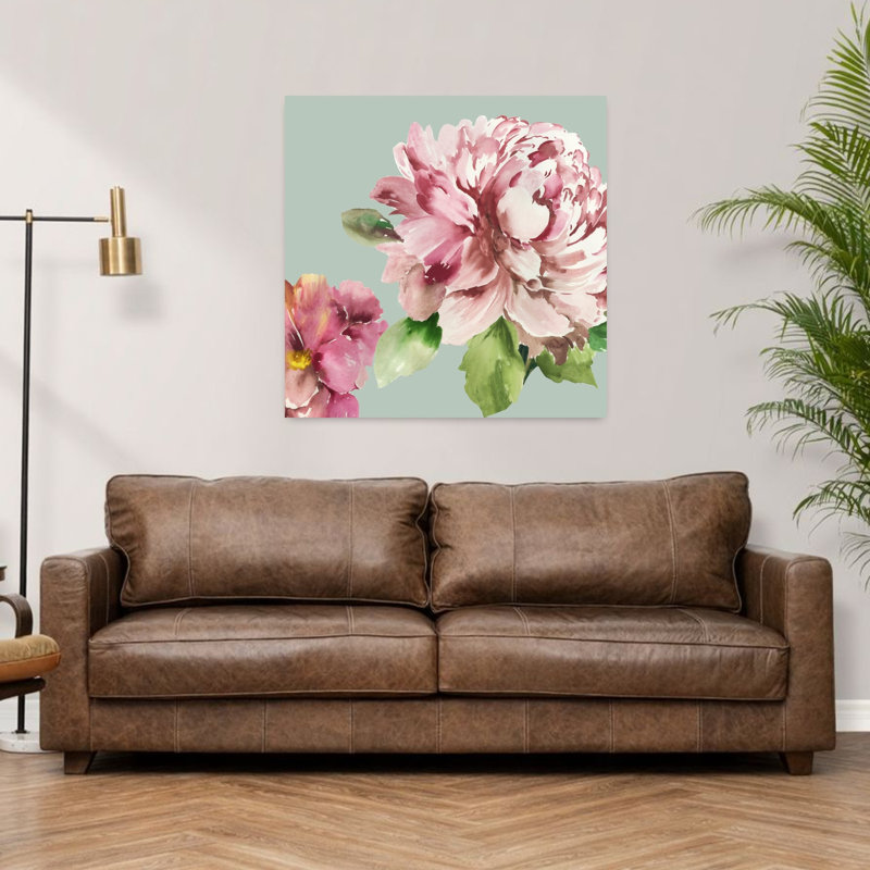 Pink Peony I 1 Piece Wrapped Canvas Wall Art, 91.44cm H x 91.44cm W