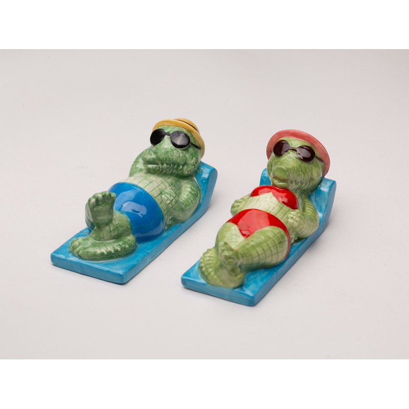 Ensemble salière et poivre alligator Cosmos
