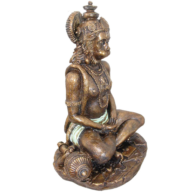 Figurine hanuman Arianne, Bleu sarcelle