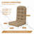 Outdoor/Indoor High Back Chair Cushion-125529598