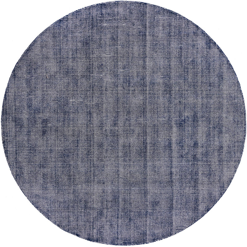 Liabah Wool Striped Indoor Rug, Round 10'