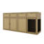 Ensemble de meubles de caisse pour chien de ferme 2 pièces avec armoire de rangement Gianna-131634896-132488293