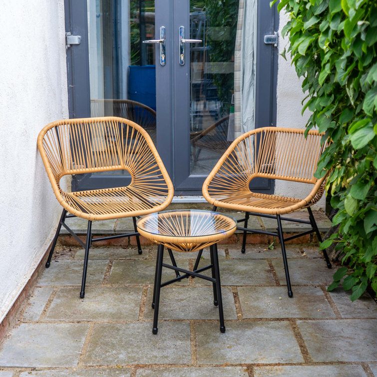 Chairs Wicker Table Create A Beautiful Garden Oasis With Our Cane