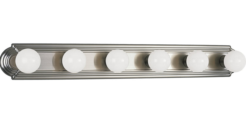 Amisa 6 - Light Dimmable Vanity Light, Brushed Nickel