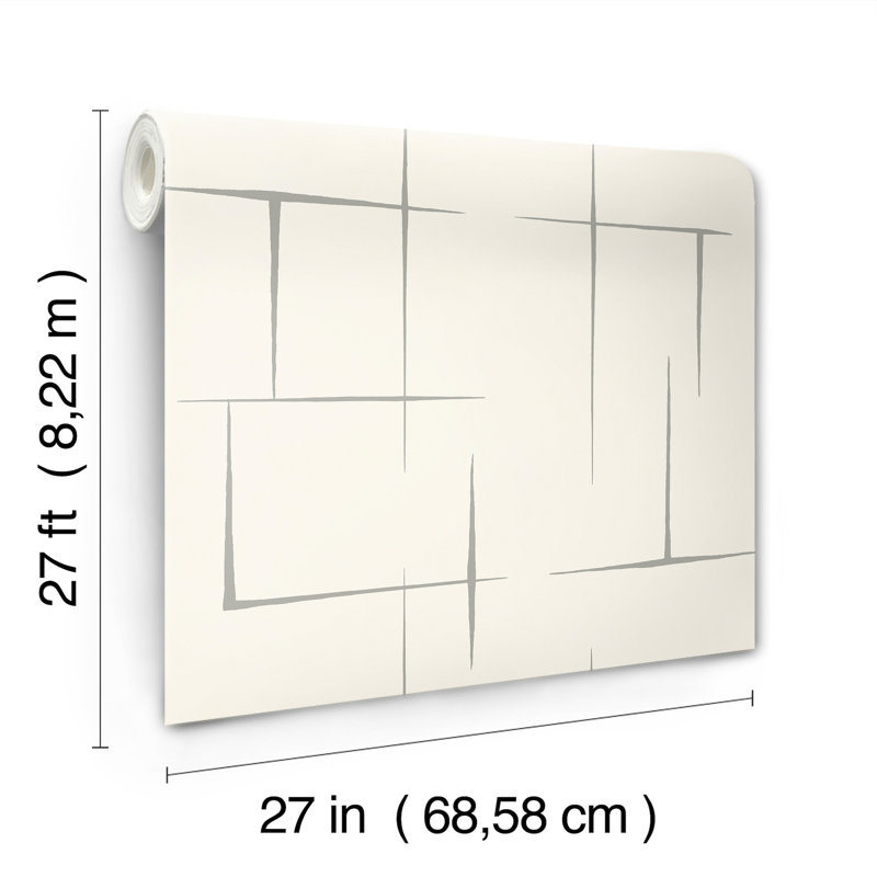 Papier peint Malia, Gris