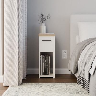 20cm W Manufactured Wood Bedside Table