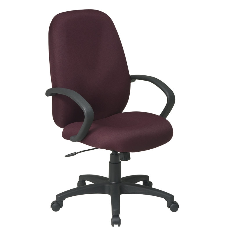 Work Smart Task Chair, Icon - Burgundy