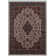 Emanuel Machine Woven Flatwave Cream and Rust Non Skid Backing Polyester Rug