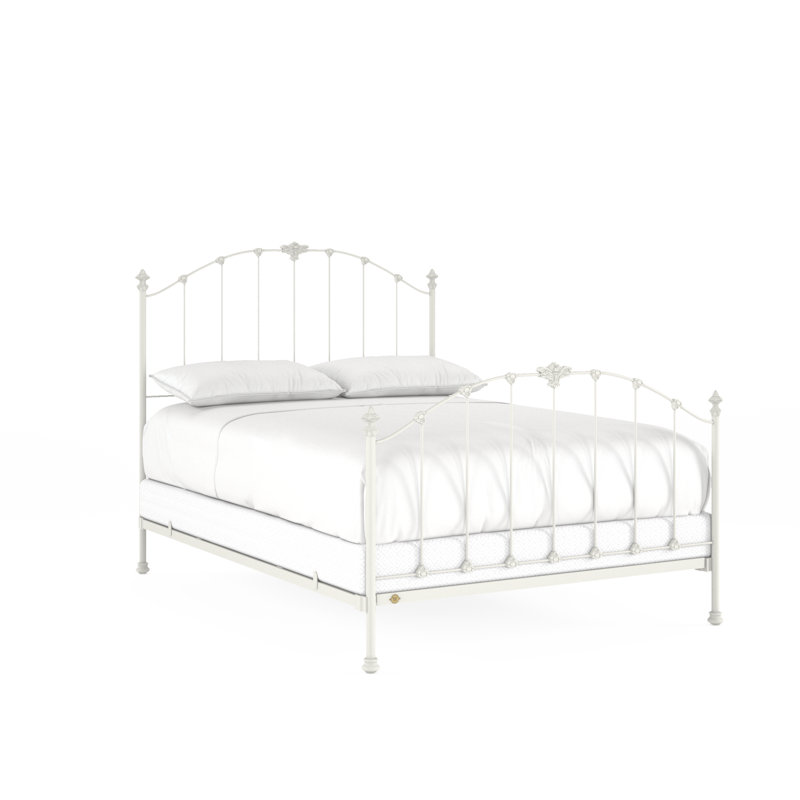171 Country French Bed | Complete Standard, Queen, Matte White