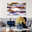 «Abstract Waiting Bliss Plum and Rust», reproduction d'art sur toile-51278872-51278880
