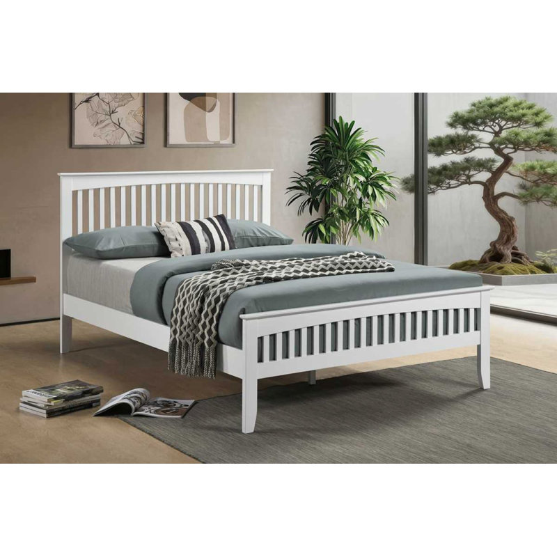 Alyn Bed, Double (4'6), White