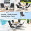 Ensemble de 6 chaises de patio empilables Wittig-1737611358-1737611359