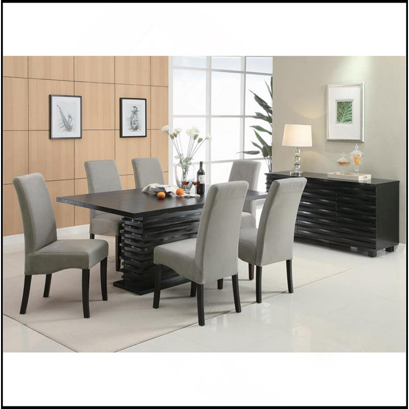 Ensemble de 2 chaises d'appoint rembourrées en velours , Velours gris
