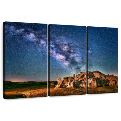 Oberle Bisti Badlands Hoodoos And The Milky Way