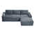 Chaise grise droite est en rupture de stock