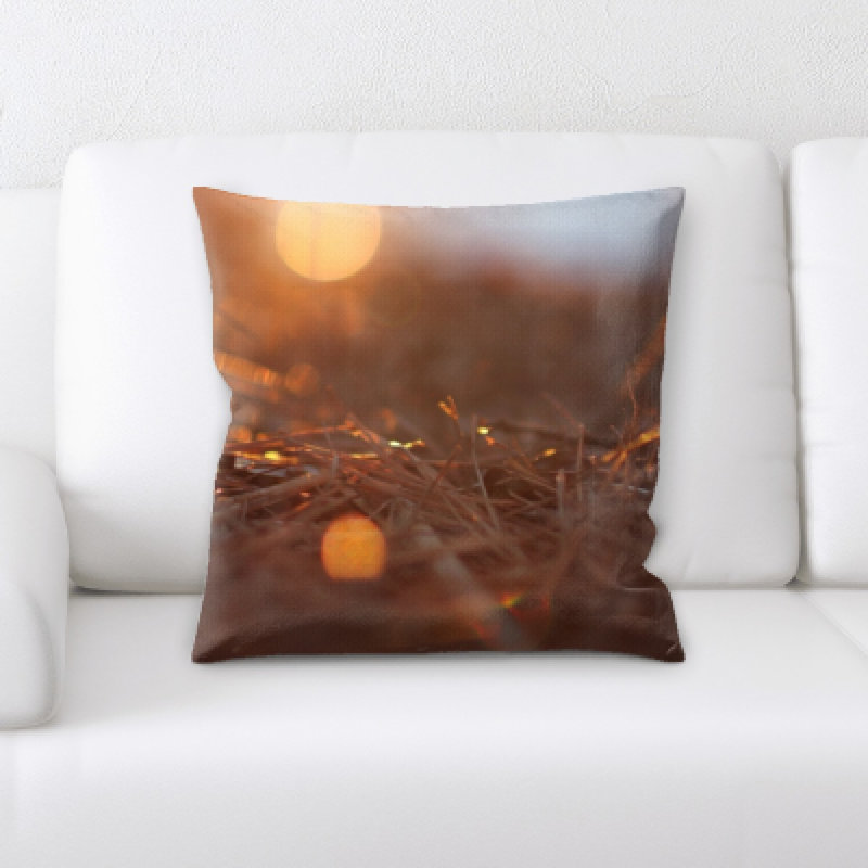 Microsuede Throw Pillow