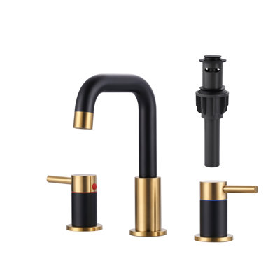 8 In. Bathroom Basin Faucet With Drain Kit