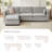 Sayette 4-Piece 112'' Upholstered Modular Sectional with Ottoman-1696673654