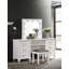 Bureau de coiffeuse 7 tiroirs avec miroir Sedgemoor