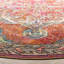 Tapis à motif oriental orange / bleu clair Jara-20658162