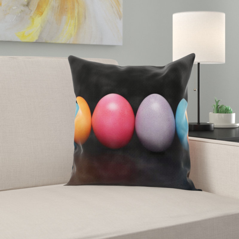 Coussin décoratif œufs de pâques
