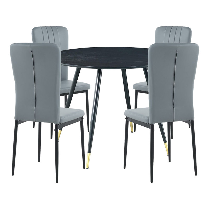 Haywards 4 - Person Dining Set, Brown