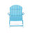 MALIBU FOLDING RECLINING ADIRONDACK CHAIR WEATHER RESISTANT DESIGN-570976420