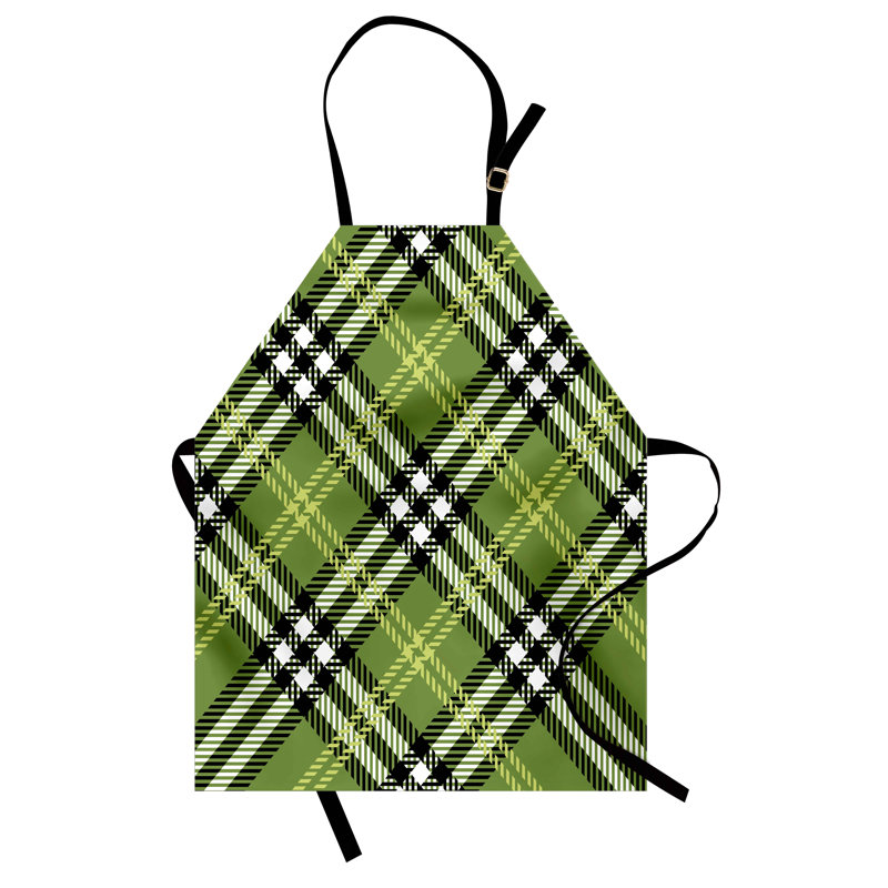 Plaid Bib Apron