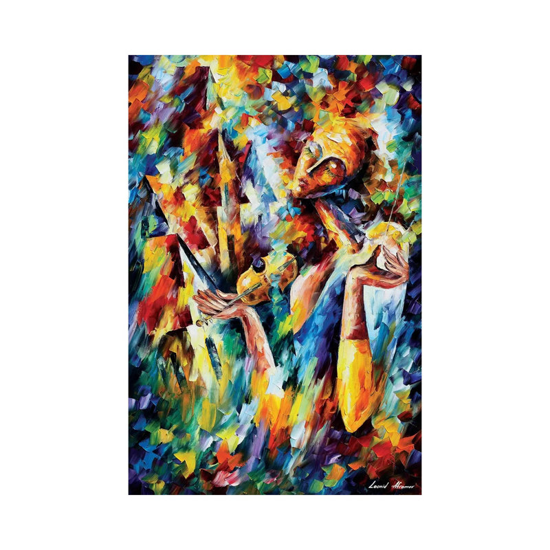 Sweet Dreams by Leonid Afremov - Painting on Canvas, 101.6 cm H x 66.04 cm W x 1.91 cm D, Wrapped Canvas
